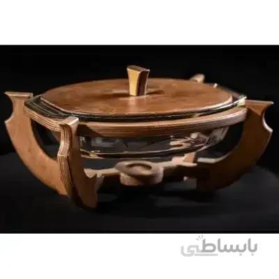 سوفله بیضی بزرگ چوبی