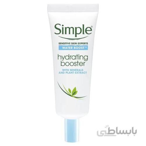 کرم مرطوب کننده و آبرسان ضدجوش سیمپل | مخصوص پوست خشک | ۲۵ میل ا Simple Water Boost Hydrating Booster Sensitive Skin 25ml