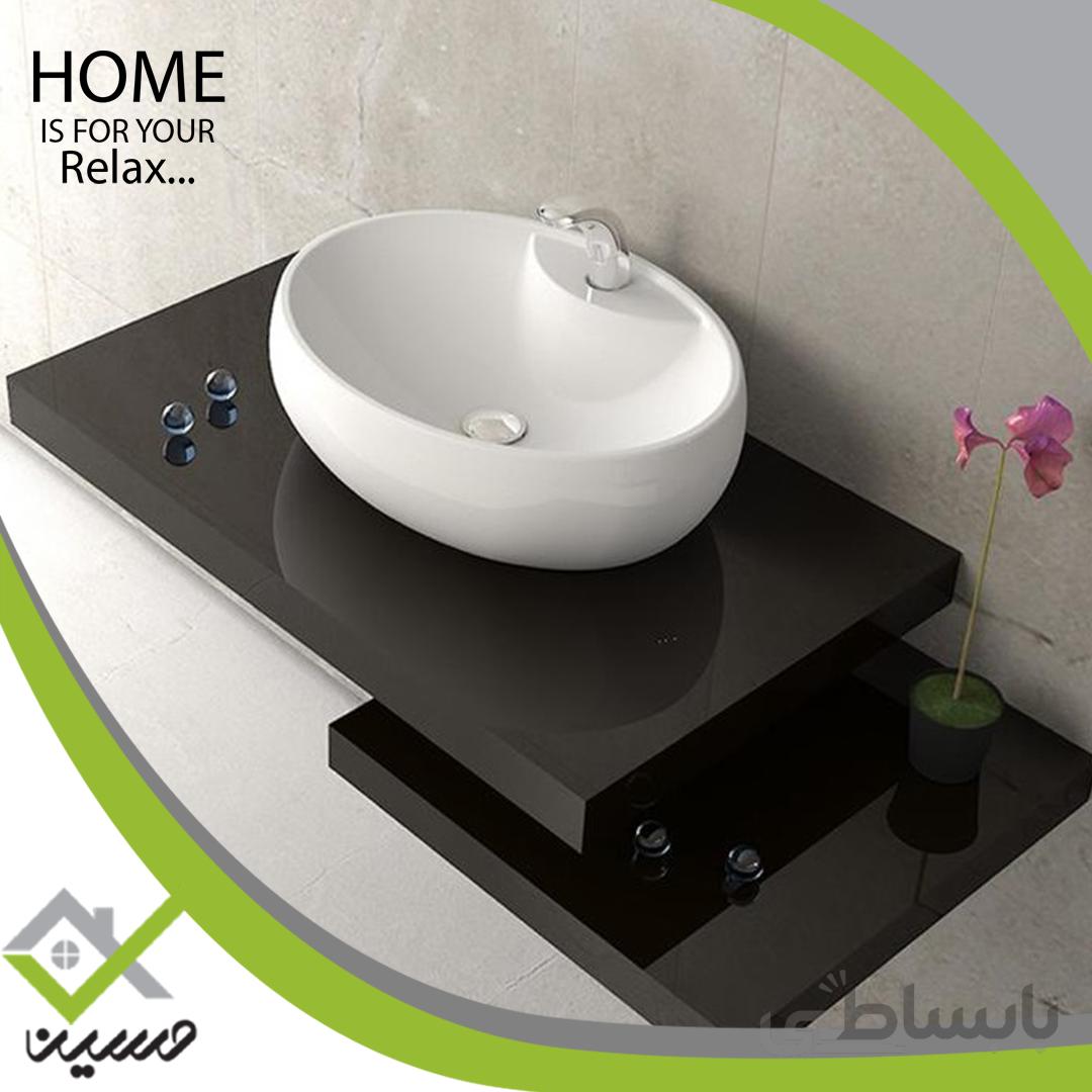 روشویی روکابینتی گلسار مدل پلاتوس 47