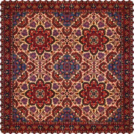 رومیزی مخمل مربع فرش آفتاب