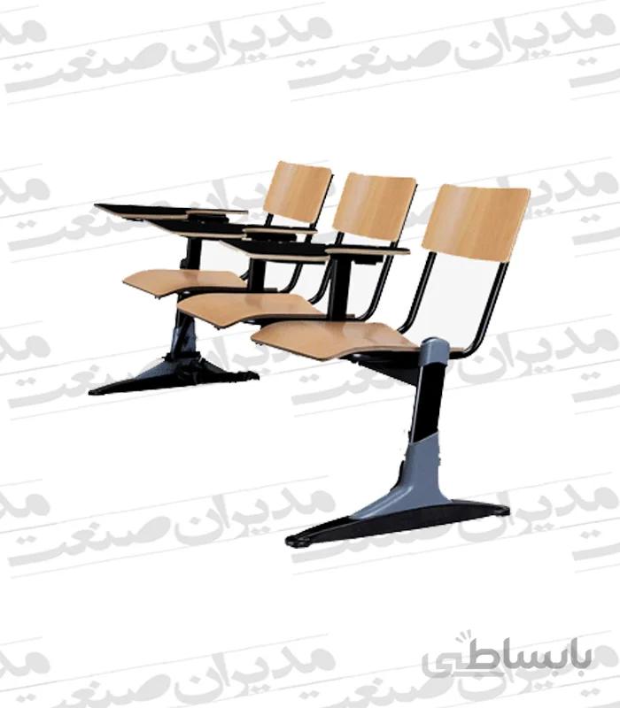صندلی محصلی mdf بدون سبد سه نفره sh-23