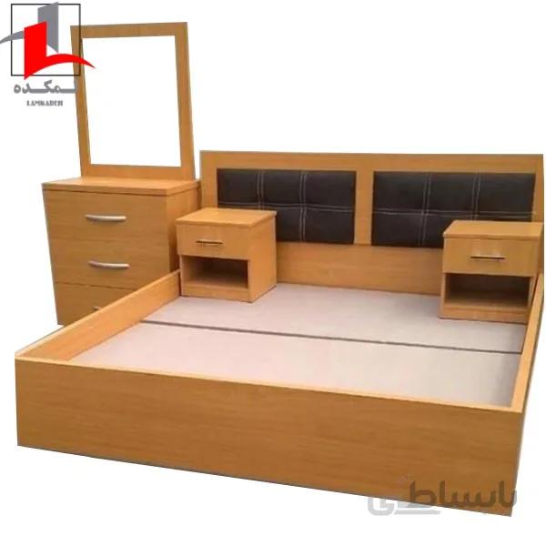 سرویس خواب دونفره سایز ۱۶۰ لمکده مدل مینا