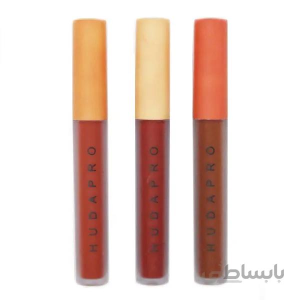پک ۳ عددی رژ لب مایع هدارپو (Hudarpo Love Lip Glaze)