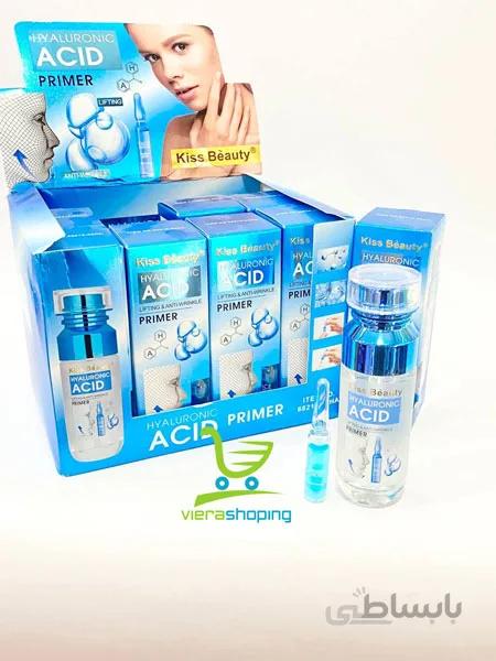 سرم پرایمر صورت هیالورونیک اسید کیزبیوتی kiss beauty