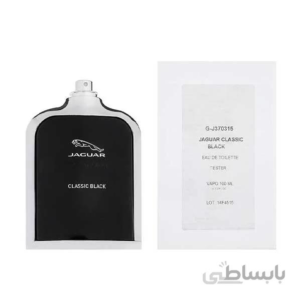 تستر ادو تویلت مردانه جگوار مدل Classic Black حجم 100 میل ا Jaguar Classic Black Tester Eau De Toilette For Men 100ml