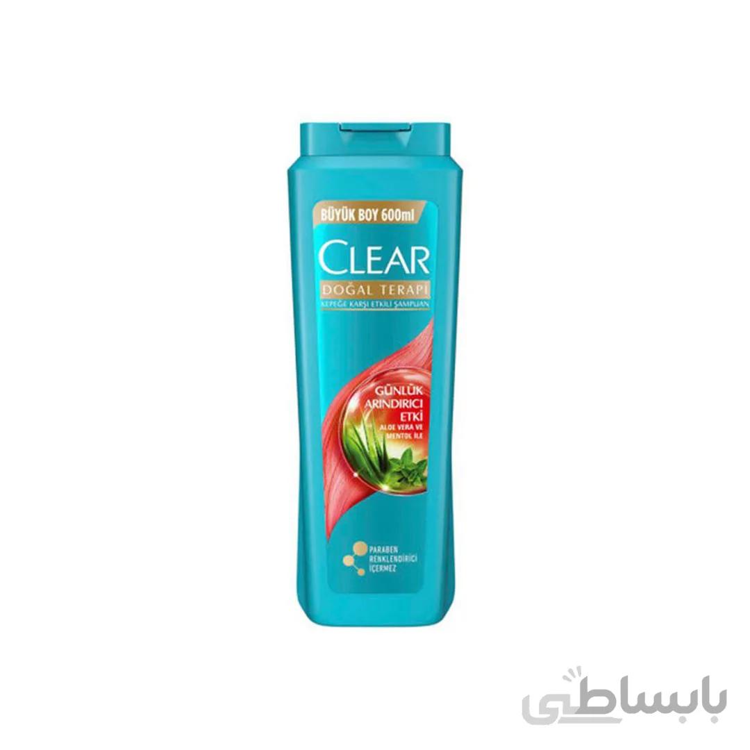 شامپو نعناع و آلوئه ورا کلیر 600 میلی برای مو های خشک Clear