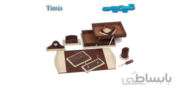 ست رومیزی مدیریتی چرمی 9 تیکه چرم نگار
