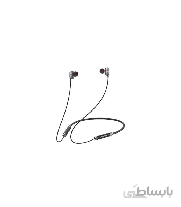 هدست بی سیم لنوو HE08 ا Lenovo HE08 TWS 5.0 Dual Dynamic Neckband Bluetooth Headset