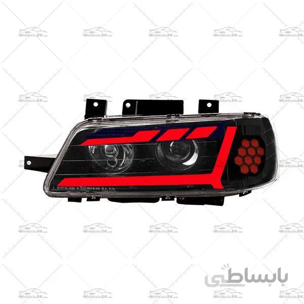 چراغ جلو اسپرت 405 SLX طرح آئودی Q5 قرمز