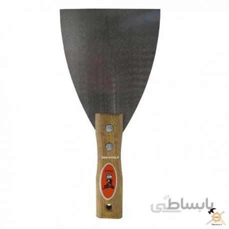 کاردک 16 سانت دسته چوبی حدید