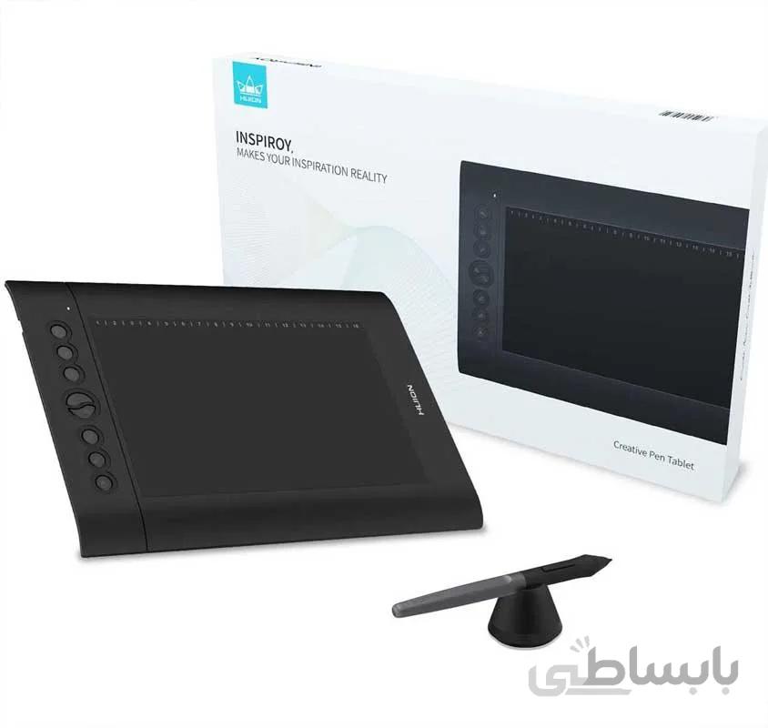 تبلت گرافیکی Huion H610 Pro V2 - صفحه نمایش بزرگ و سازگار با اندروید به همراه قلم مناسب برای نقاشی و هنرهای دیجیتالی