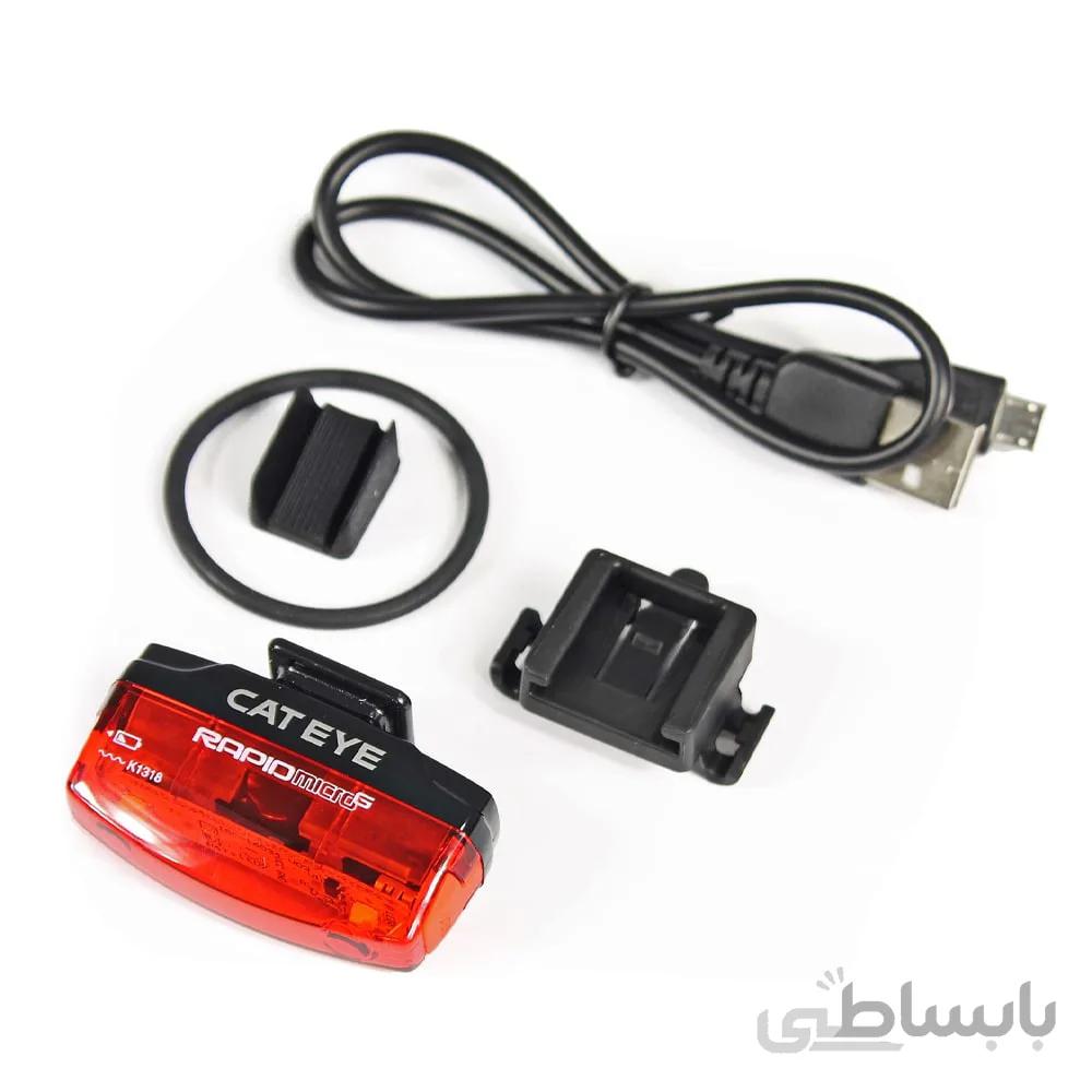 چراغ ایمنی دوچرخه LED چراغ عقب قابل شارژ سریع CAT EYE