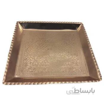 سینی چای خوری مسی سایز متوسط توت کالا tootkala 1403