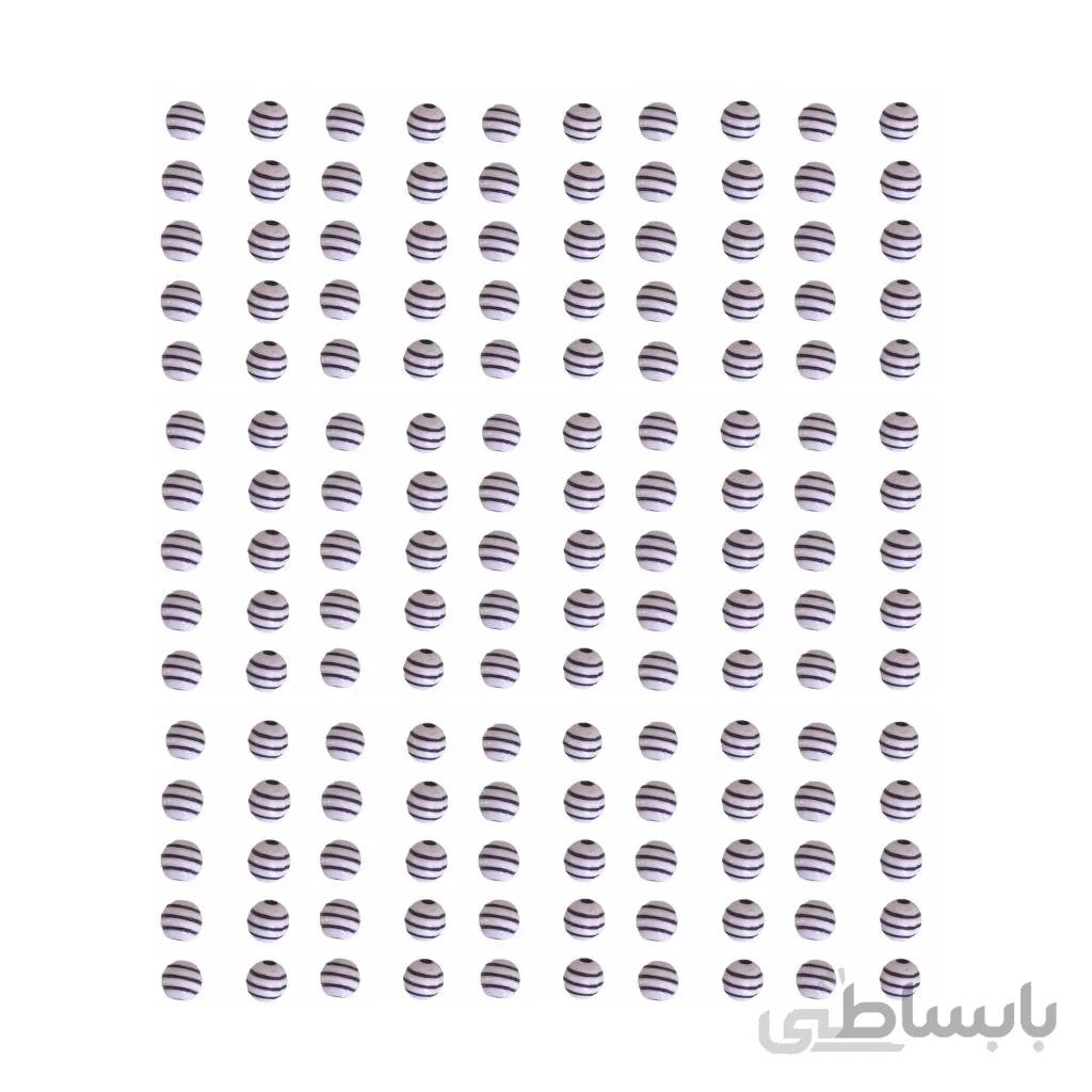مهره طرح دار سایز ۸ مجموعه ۱۵۰عددی