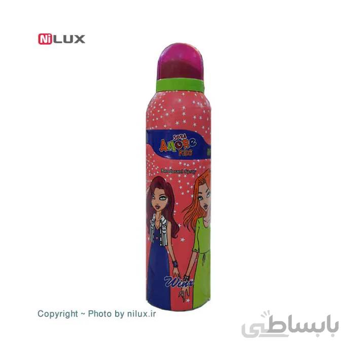 اسپری بچه گانه سورا آمور مدل Winx حجم 200 میلی لیتر