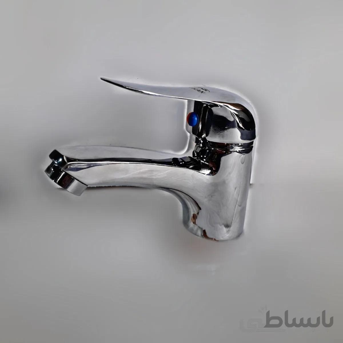 شیر روشویی نیکان مدل کاتریج ۴۰ دسته اردکی ا Nikan Cartridge 40 Washbasin Faucet