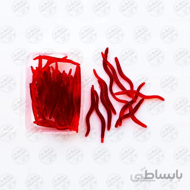کرم خونی مصنوعی ماهیگیری بسته 50 عددی