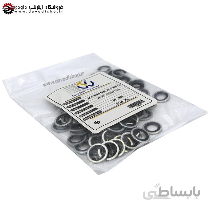 واشر اورینگ دار تیراژه (tirazhe washer) سایز ۱۲ بسته ۱۰۰ عددی