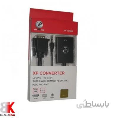 تبدیل VGA به HDMI ایکس پی XP مدل XP-T906B