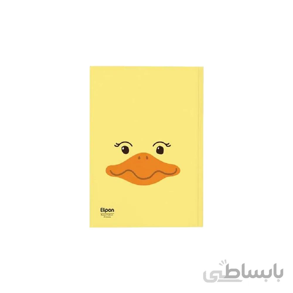 دفتر مشق 40 برگ ته چسب الیپون کد 2101211