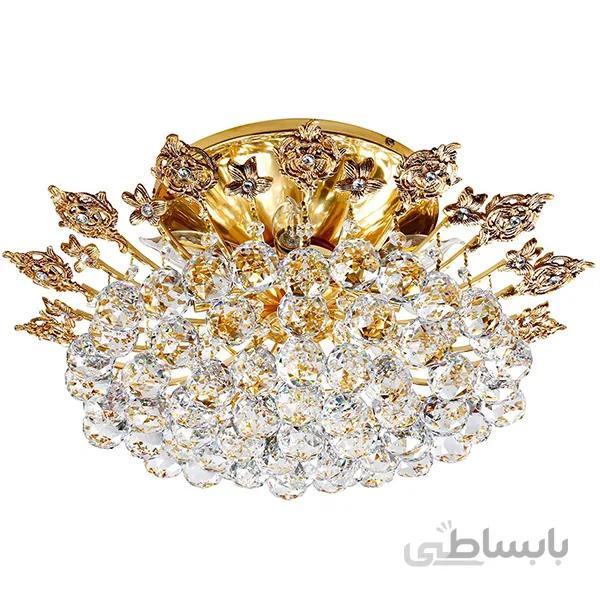 لوسترسقفی چشمه نور کد H2631/40G طلایی