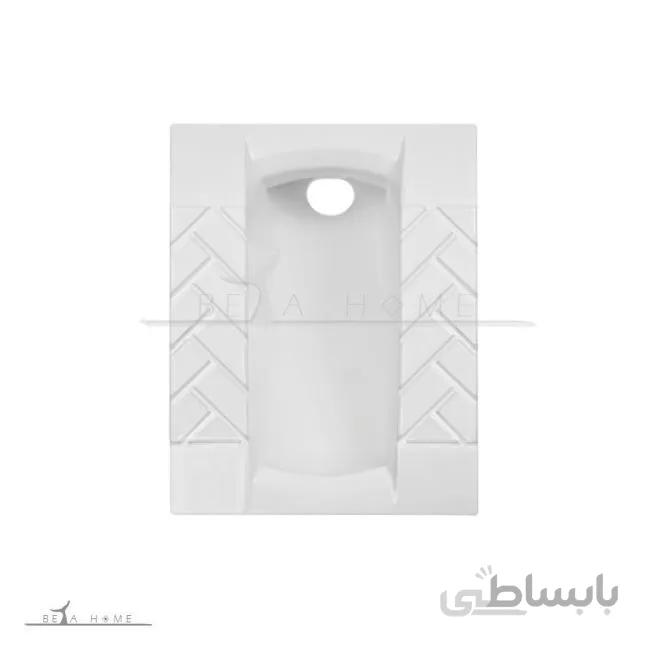 توالت زمینی مروارید مدل گود کرون (ریم لس)