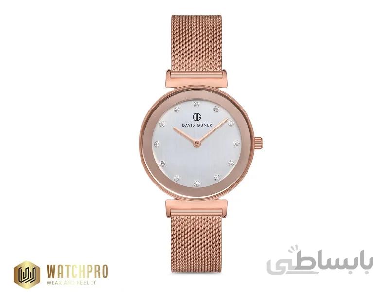 ساعت مچی زنانه دیوید گانر مدل DG-8157LC-C1