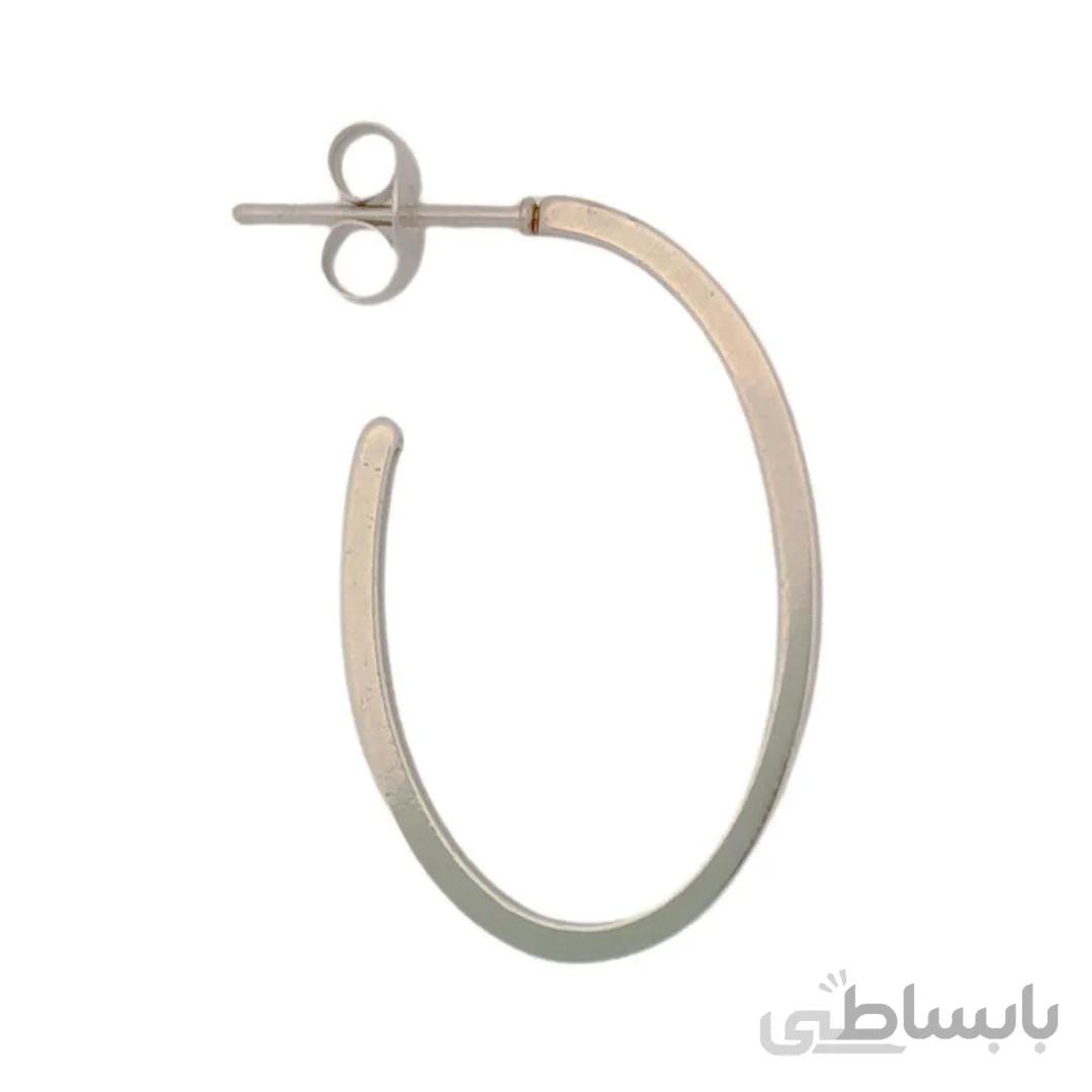 پیرسینگ گوش طرح بیضی