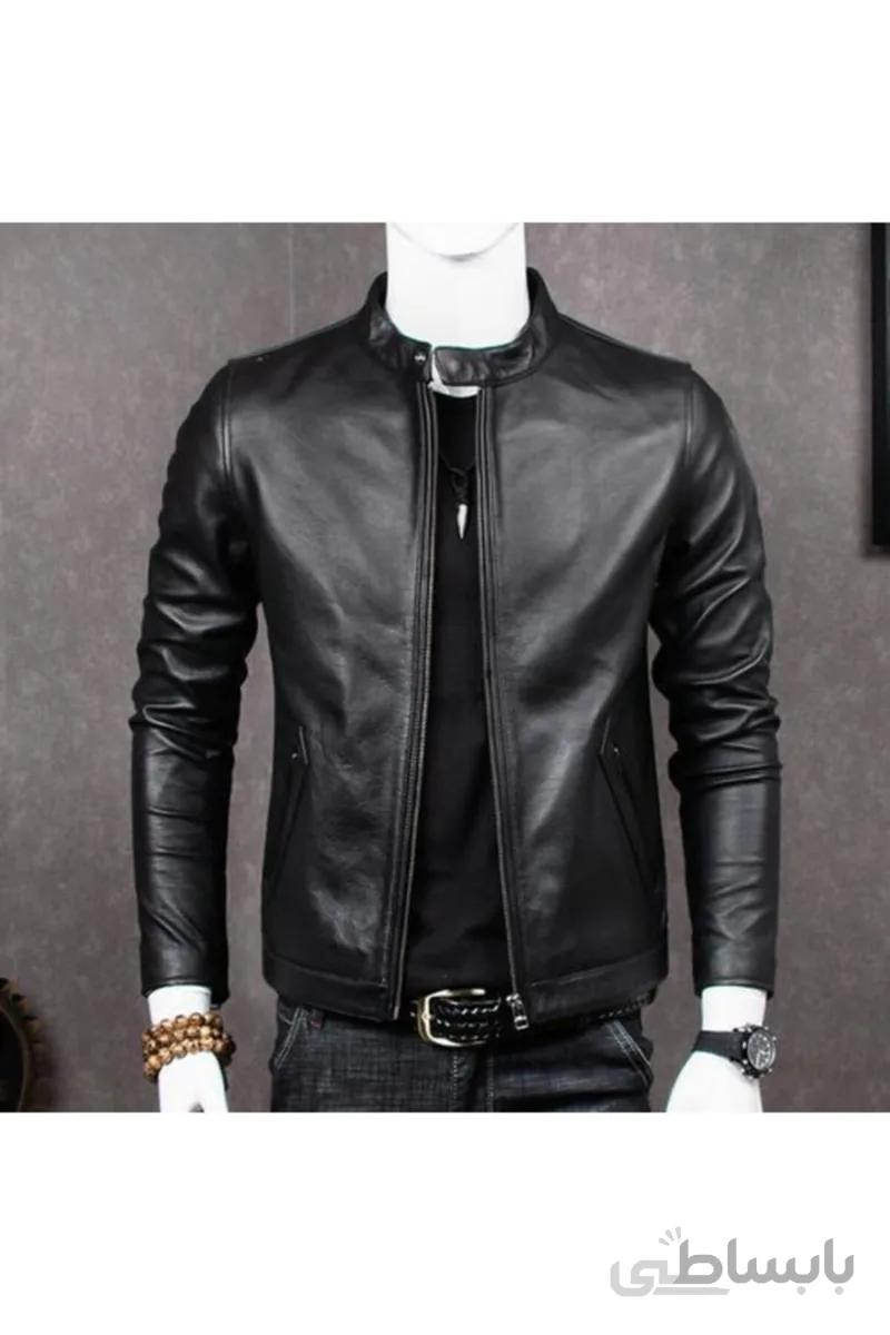 کاپشن چرم مردانه برند DESARO رنگ مشکی کد ty64603498