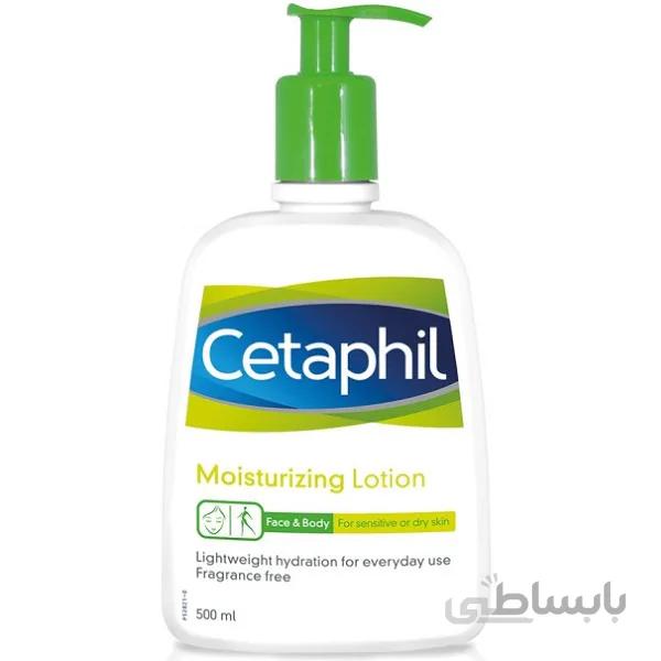 لوسیون و مرطوب کننده صورت و بدن ستافیل CETAPHIL حجم ۵۰۰ میل | پوست خشک و حساس ا Cetaphil Moisturizing Face & Body Lotion For Sensitive Or Dry Skin 500ml