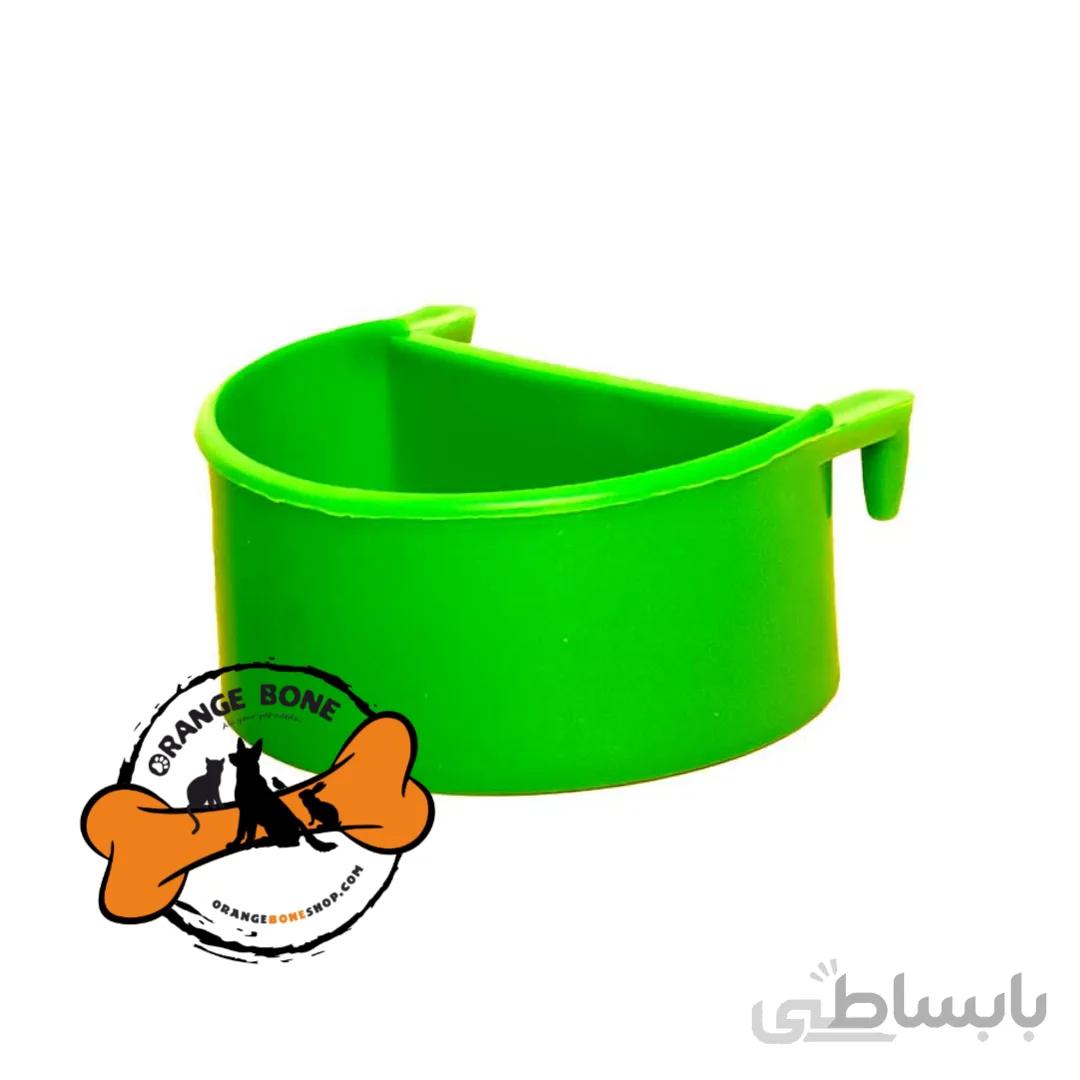 ظرف آب و غذا پرنده نیم گرد