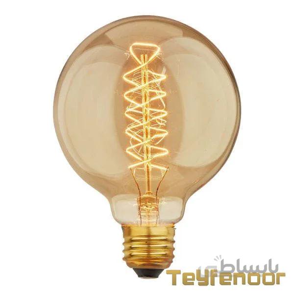 لامپ ادیسونی 40 وات مدل G125 SPIRAL پایه E27