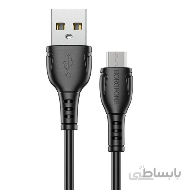 کابل تبدیل USB به microUSB بروفون مدل BX51 طول ۱ متر