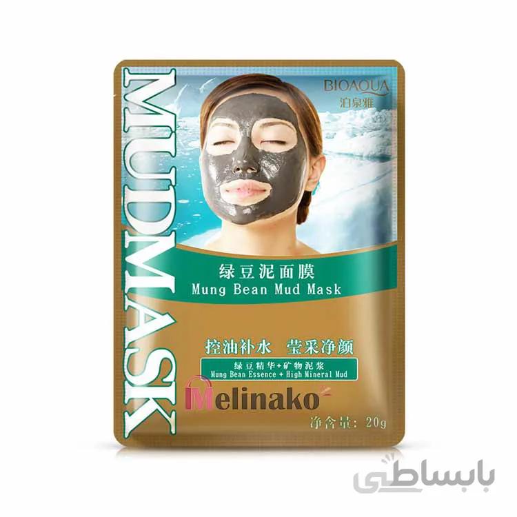 ماسک لوبیای سبز بیوآکوا مدل facial green bean mud mask حجم 20گرم (کپی)