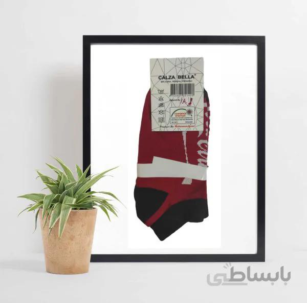 جوراب زنانه مچی Calzabella طرح کوکاکولا