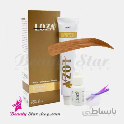 کیت رنگ ابرو عسلی روشن شماره 8.54 LOZA حجم 20 میلی لیتر