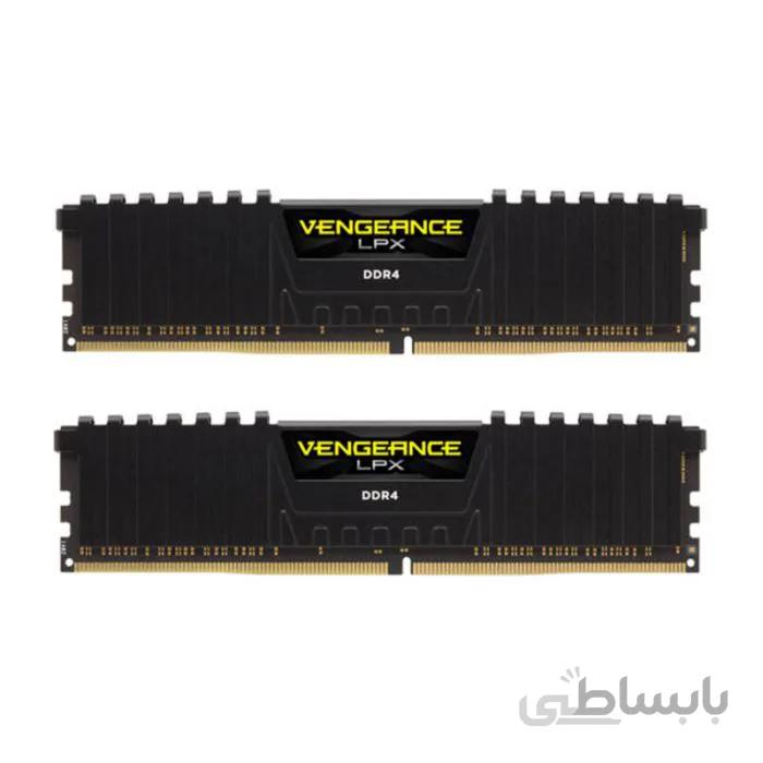 رم دسکتاپ DDR4 دو کاناله 3200 مگاهرتز CL16 کورسیر مدل Vengeance LPX ظرفیت 16 گیگابایت