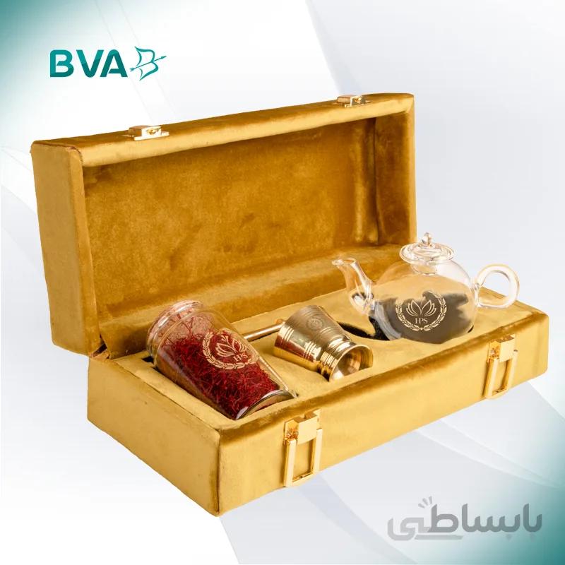 پک کادویی تمام زعفران کهربا