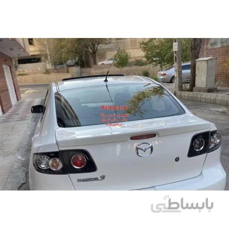 مزدا 3 Mazda سفید پک خشگیری و ترمیم رنگ اتومبیل