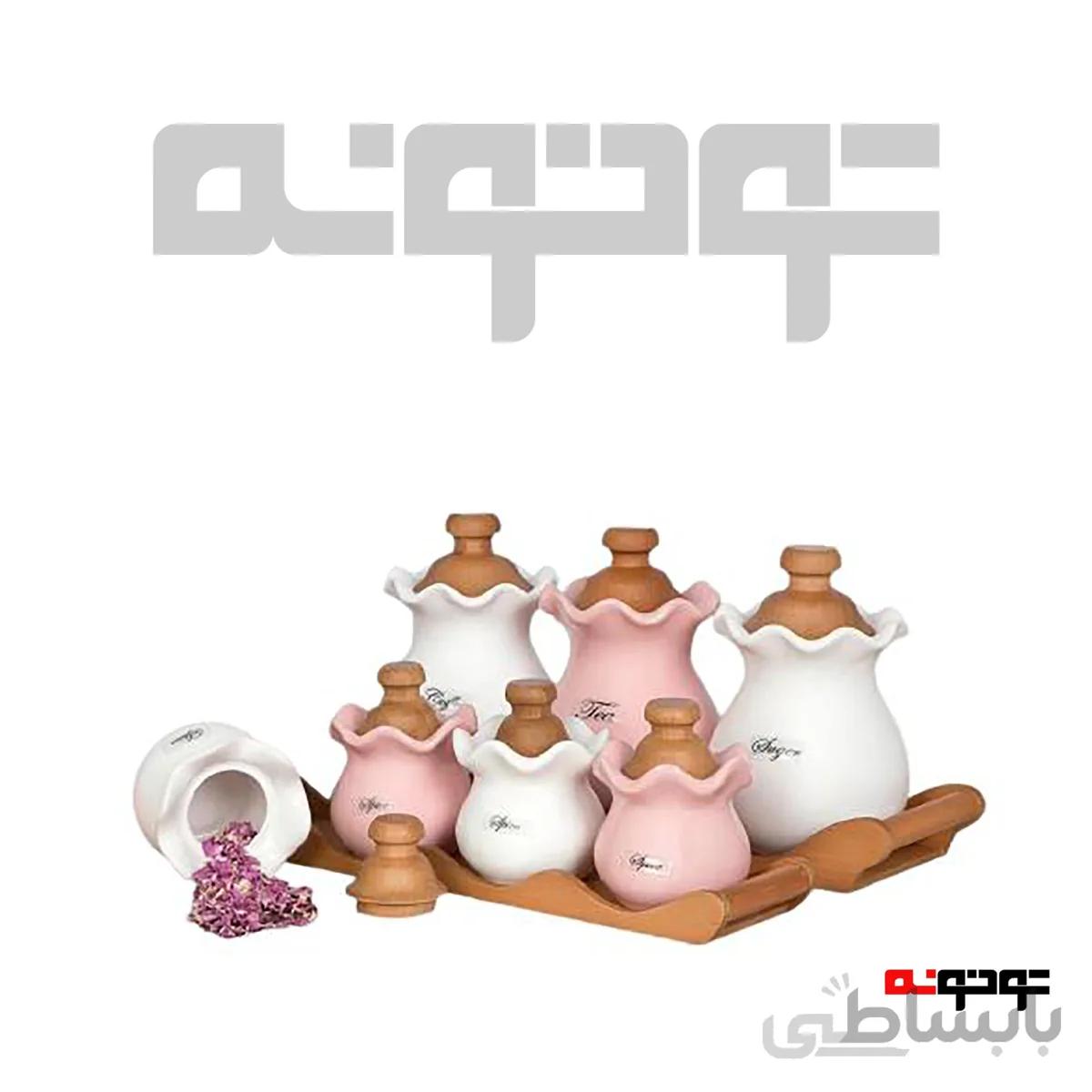 جا ادویه سرامیکی 9 پارچه