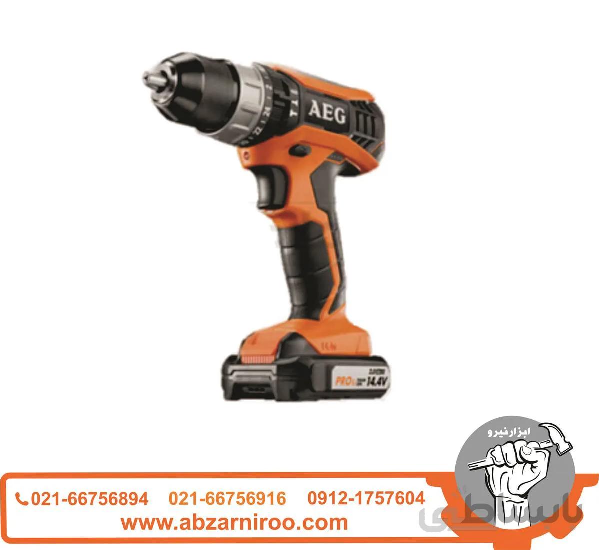 دریل پیچ گوشتی شارژی آآگ مدل BSB 14G3 LI ا AEG BSB 14G3 LI Drill Driver