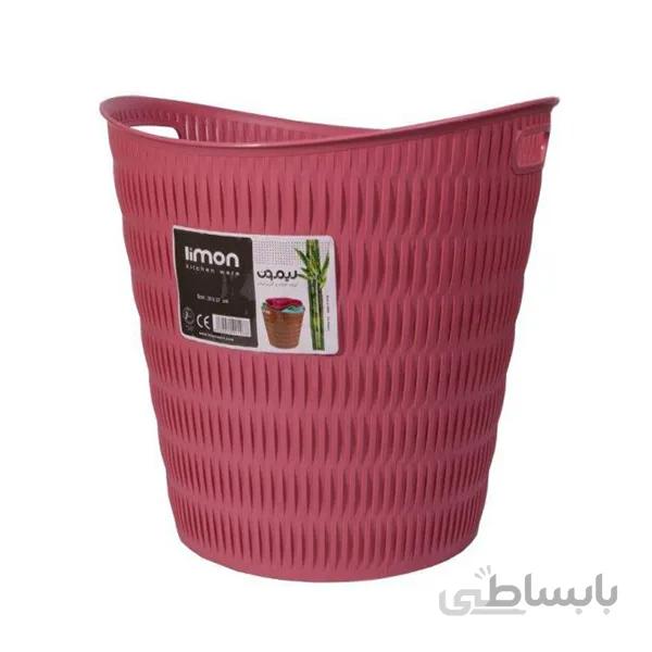 سبد رخت چرک لیمون طرح بامبو کد ۱۰۶۲