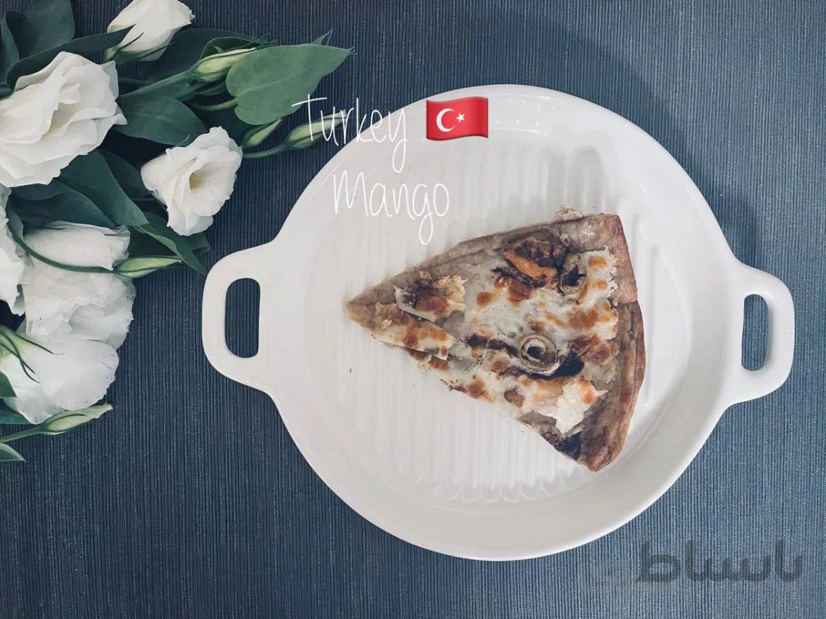 ظرف سرو دو دسته سرامیک ترک اصل
