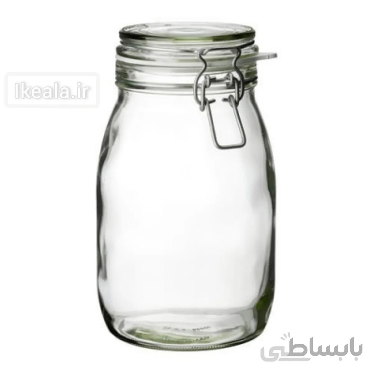 مشخصات و قیمت خرید آنلاین ظرف نگهدارنده ایکیا مدل Ikea Korken 1.8 Lit کد 004.892.17 در کلیپسی و کاملا وکیوم
