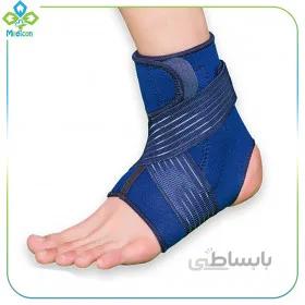 قوزک بند اتل دار الاستیک تن یار TANYAR سرمه ای Free Size