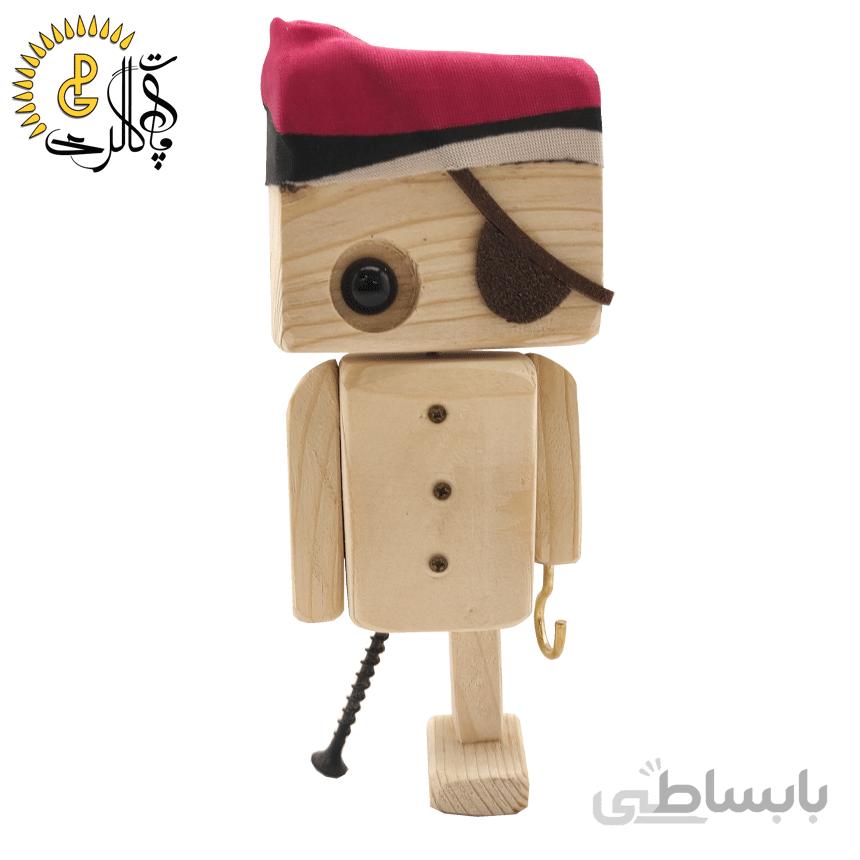 عروسک چوبی دزد دریایی کد 342