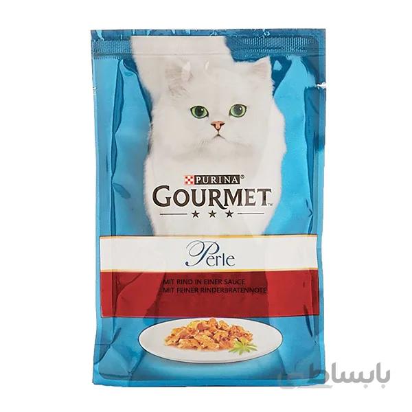 پوچ گربه با طعم گوشت گاو گورمت – Gourmet Perle With Beef