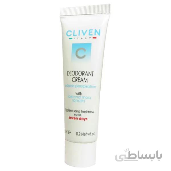 کرم دئودورانت ضد بوی زیر بغل کلیون با ماندگاری 7 روزه 25 میل Cliven