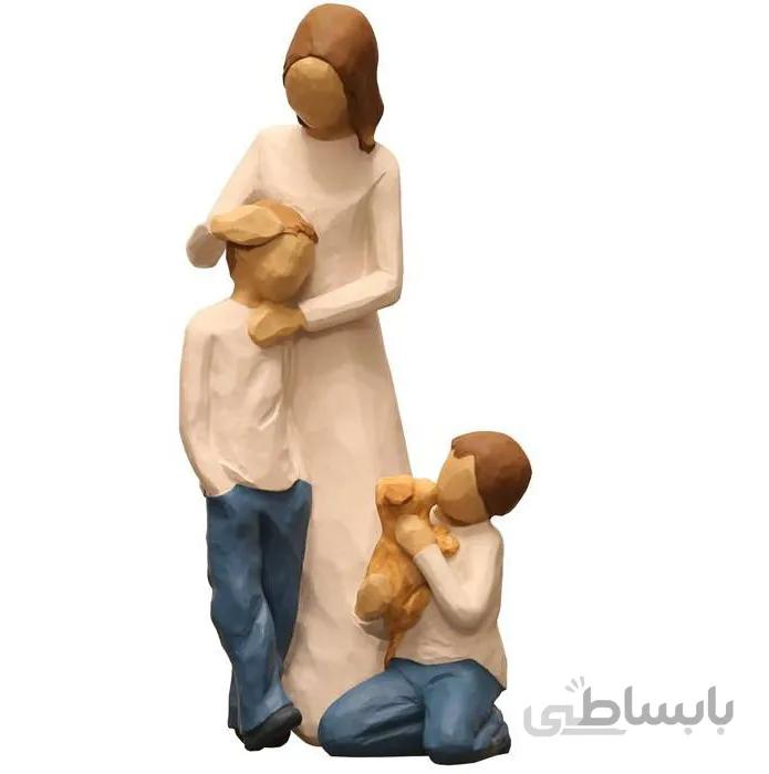 مجسمه امین کامپوزیت مدل Family Grouping کد528 بسته دوعددی