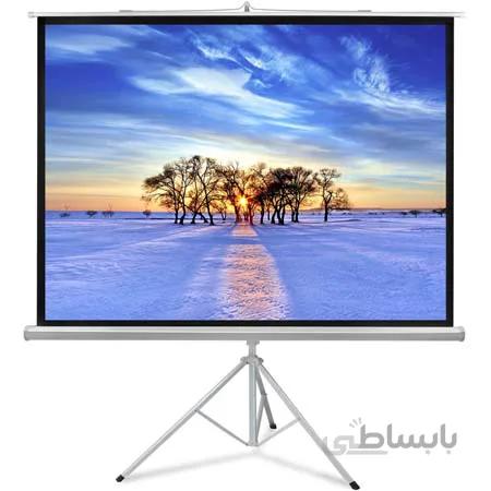 پرده نمایش یا پرده پروژکتور - پایه دار - 180 × 180 سانتیمتر | معادل 80 اینچ واید - اسکوپ scope